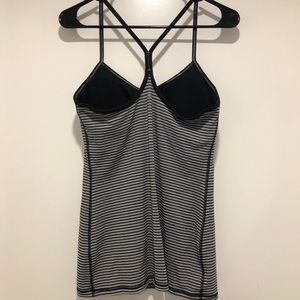 3/$30 Lululemon Striped Power Y Tank Top
